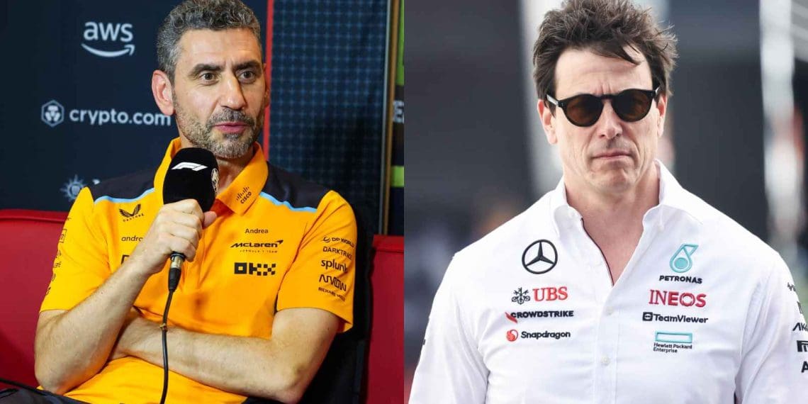 McLaren diz que a Mercedes está agora aproveitando completamente o potencial do W15 em constante evolução.