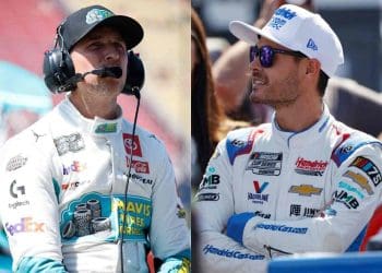 Denny Hamlin expõe como Kyle Larson o transformou no vilão número um da NASCAR.
