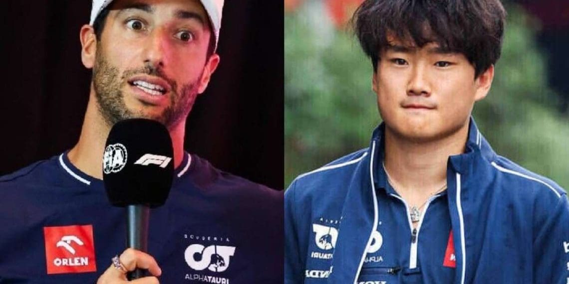 Daniel Ricciardo explica a causa da ‘fricção’ entre ele e Yuki Tsunoda na Red Bull.