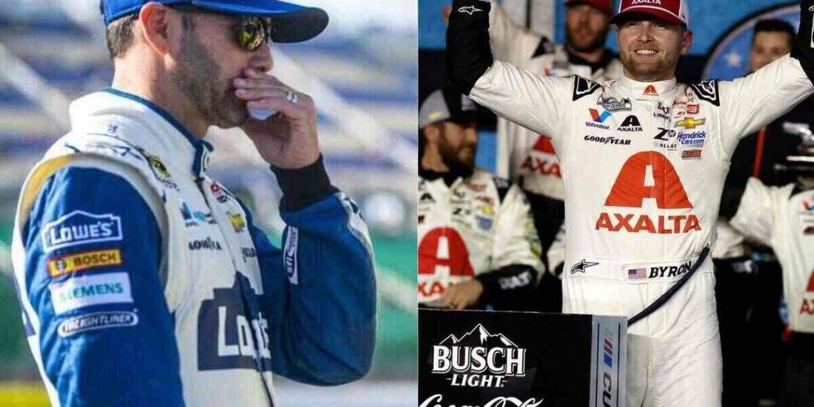 Fans mock Jimmie Johnson as he recounts Halloween tale with Daytona 500 champion William Byron at LeBron James University of Deception.
I tifosi deridono Jimmie Johnson mentre racconta un racconto di Halloween con il campione della Daytona 500 William Byron all’Università della Decezione di LeBron James.
