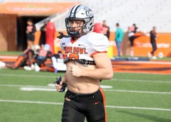 New Hampshire RB’s Fast Track from The Hamptons to Senior Bowl with Eli Manning Assist!