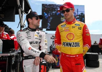 Joey Logano reveals his disregard for forming friendships at the racetrack, exposing his outlook on NASCAR racing.