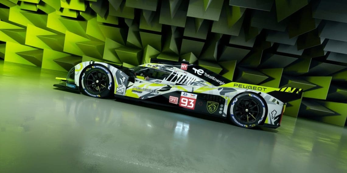 Galeria de Fotos: Asa traseira e outras atualizações para o Peugeot 9X8 LMH de 2024