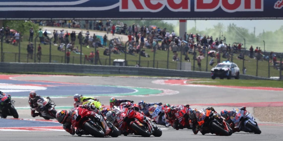 Top Rankings para o MotoGP de Austin em 2024.