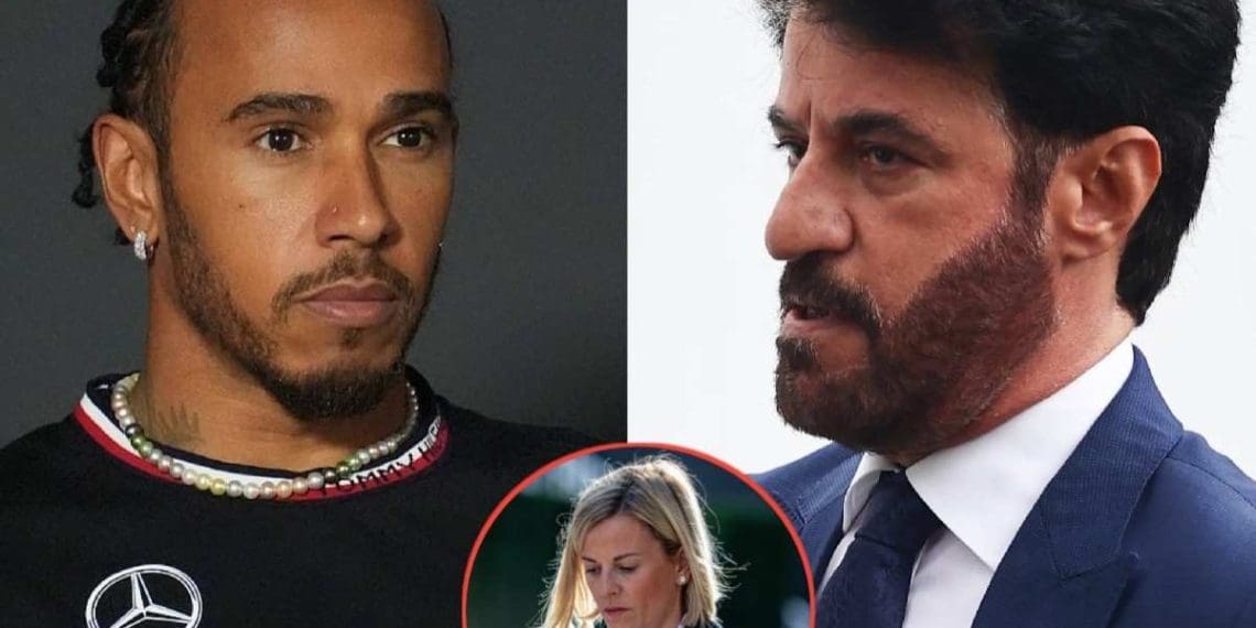 Lewis Hamilton nega apoio a Mohammed Ben Sulayem para Presidente da FIA durante polêmica com Susie Wolff.