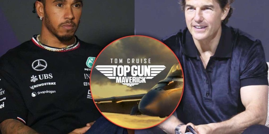 Lewis Hamilton lamenta ter perdido a oportunidade de aparecer em ‘Top Gun: Maverick’ ao lado de Tom Cruise.