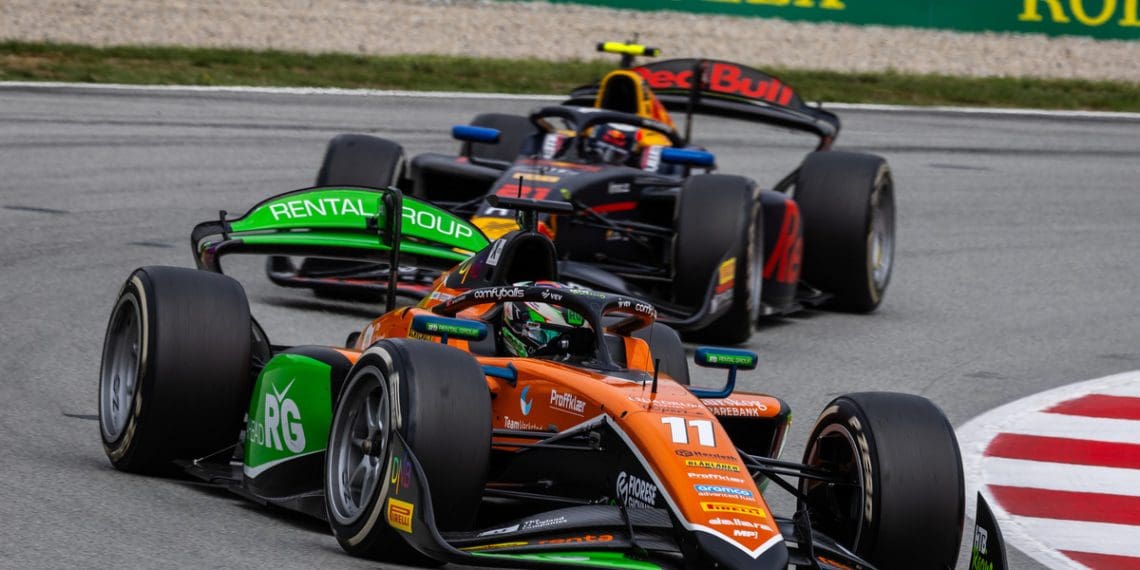 Hauger garante topo em qualificação da F2 durante sessão caótica na Áustria.