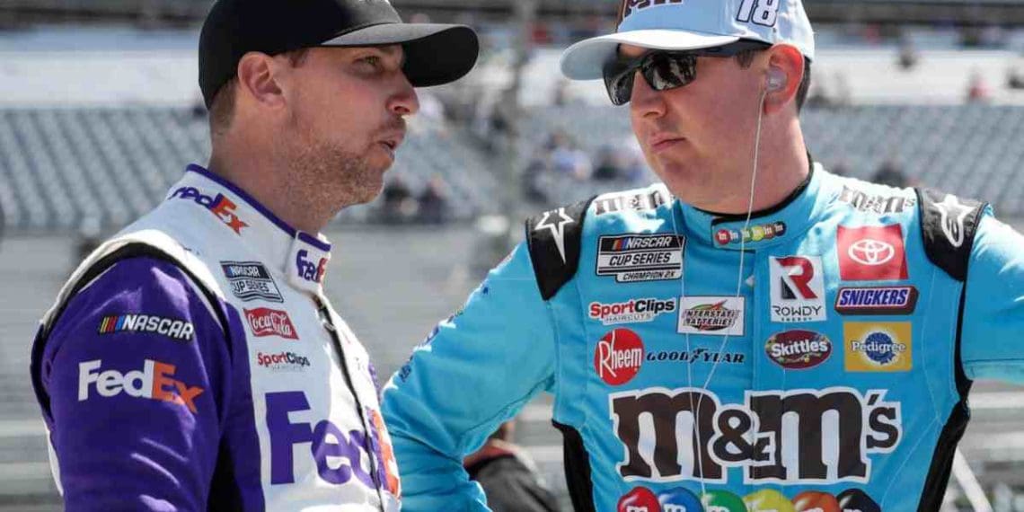 Denny Hamlin apoia críticas de Kyle Busch aos carros Next-Gen após corrida intensa em Talladega.