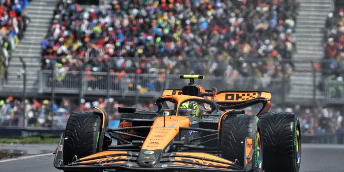 Estella revela volta mais rápida da McLaren no GP do Canadá com clima variado.