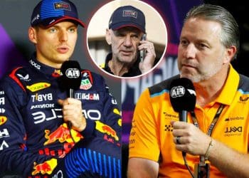 Max Verstappen fala sobre comentário de Zak Brown sobre efeito dominó da Red Bull após saída de Adrian Newey.