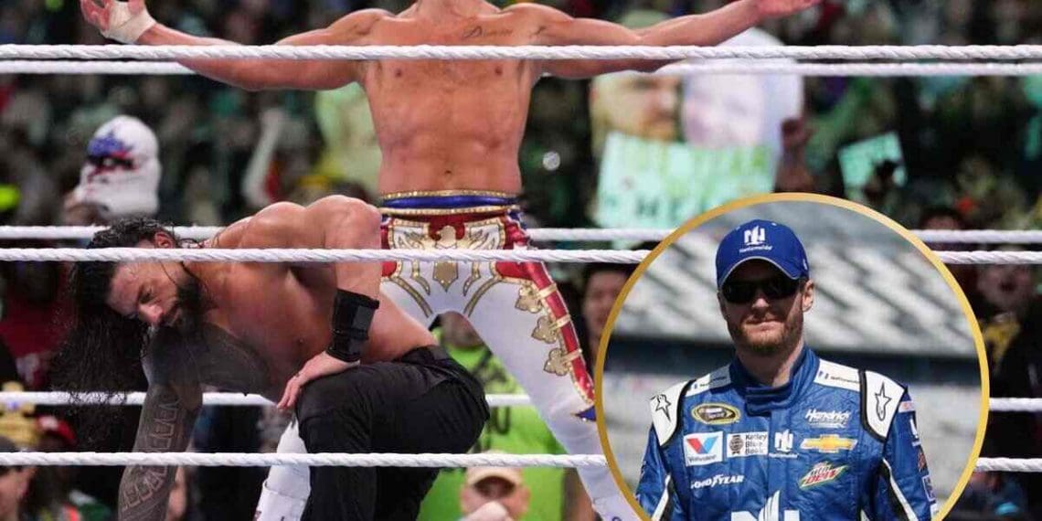 Dale Earnhardt Jr. aplaude vitória de Cody Rhodes sobre Roman Reigns no WrestleMania.