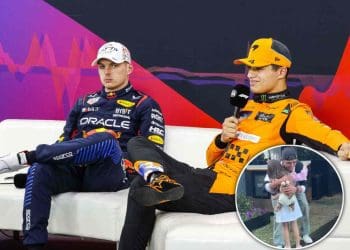 Vídeo: Lando Norris tem interação emocionante com filha da parceira de Max Verstappen Kelly Piquet.