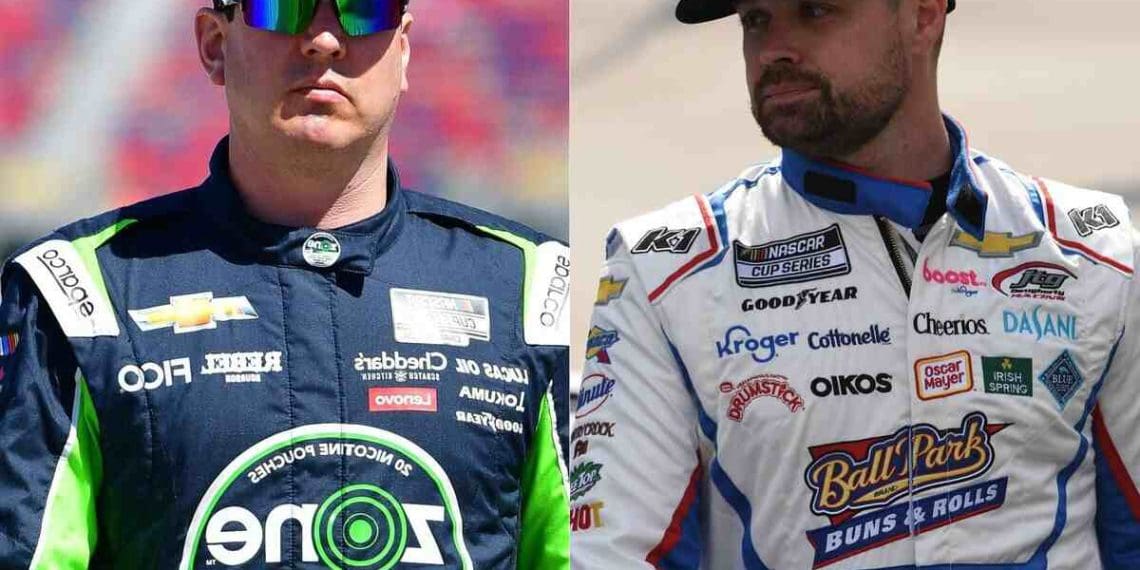 Ricky Stenhouse Jr. critica Kyle Busch por falar constantemente após briga em North Wilkesboro.