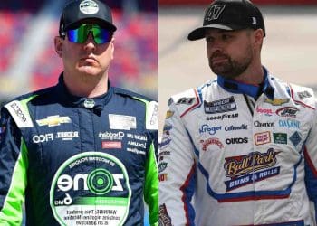 Ricky Stenhouse Jr. critica Kyle Busch por falar constantemente após briga em North Wilkesboro.