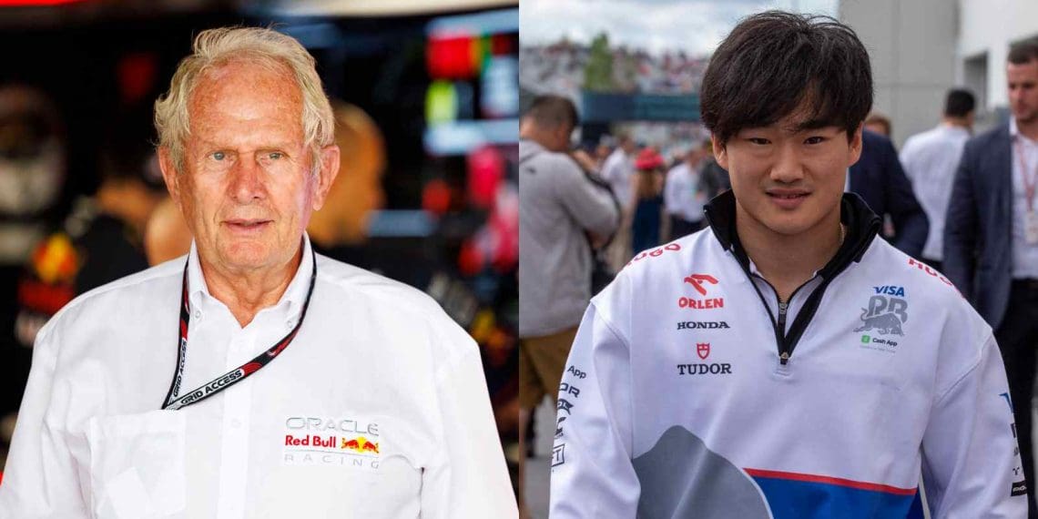 Helmut Marko elogia Yuki Tsunoda como um piloto habilidoso por “saber controlar suas emoções” em 2024.