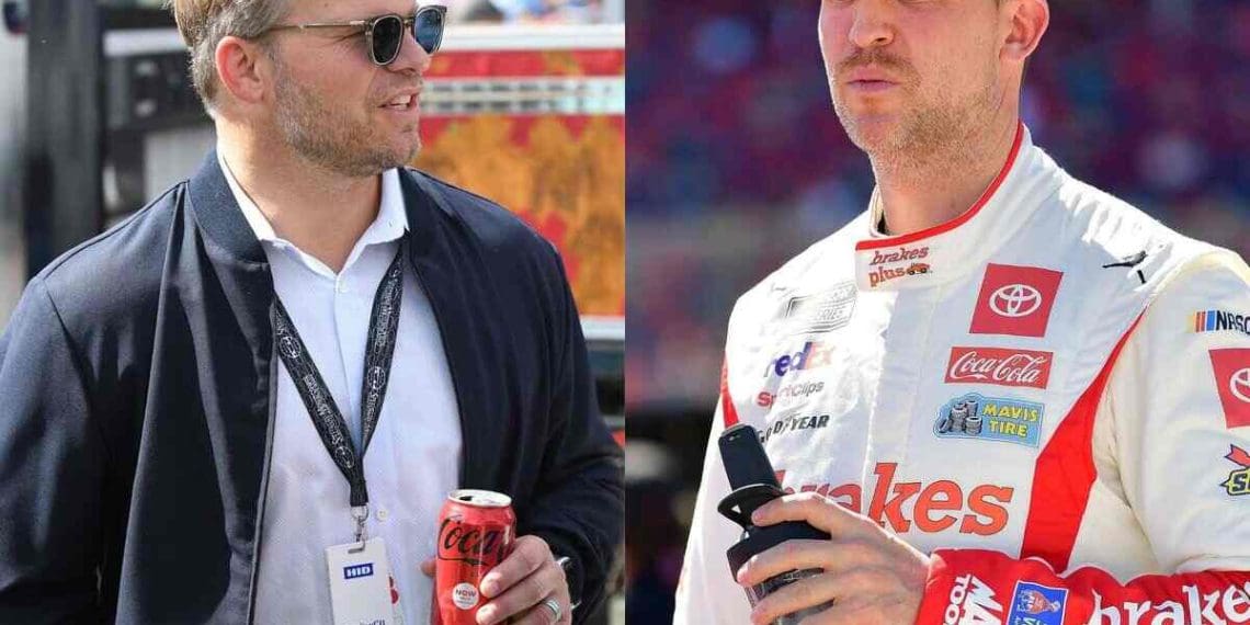 Denny Hamlin entra em conflito público com o executivo da SMI Marcus Smith sobre herança.