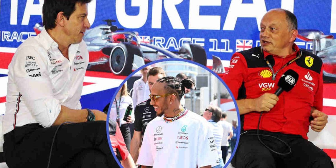 Fredric Vasseur argumenta que a transferência de $430 milhões para a Ferrari é a melhor opção para Lewis Hamilton.