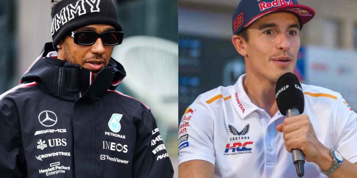 Lewis Hamilton interessado em adquirir equipe de MotoGP de Marc Marquez.