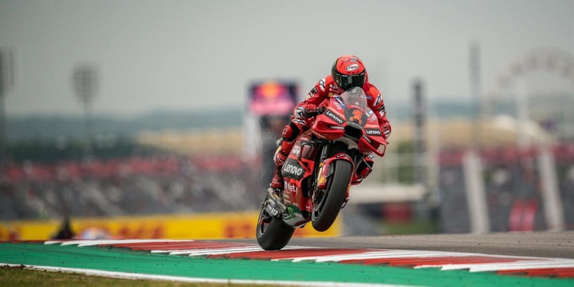 Bagnaia correu defensivamente em COTA apesar de problema de comunicação da Ducati.