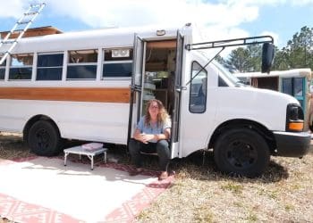 INSANELY CHEAP MINIBUS SKOOLIE HAS A HOMEY DESIGN