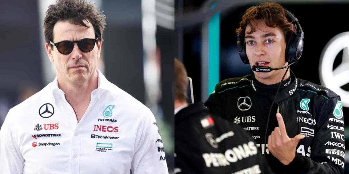 Toto Wolff expressa arrependimento por mensagem de rádio para George Russell no Grande Prêmio da Áustria.