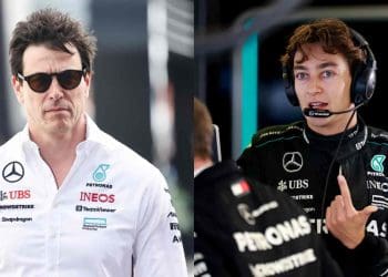 Toto Wolff expressa arrependimento por mensagem de rádio para George Russell no Grande Prêmio da Áustria.