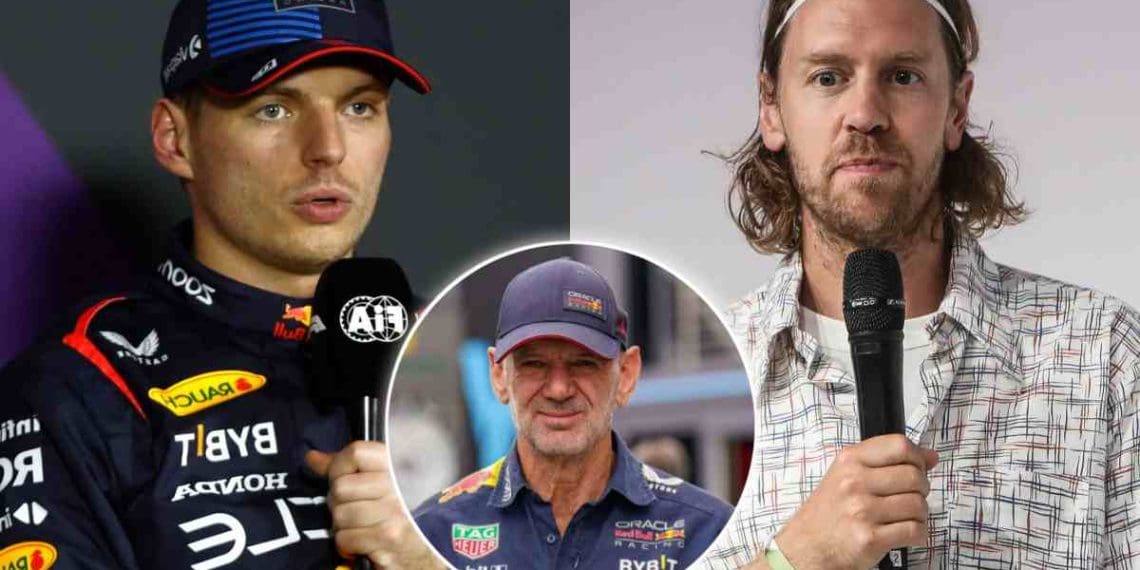 Adrian Newey revela traço compartilhado entre Verstappen e Vettel.
