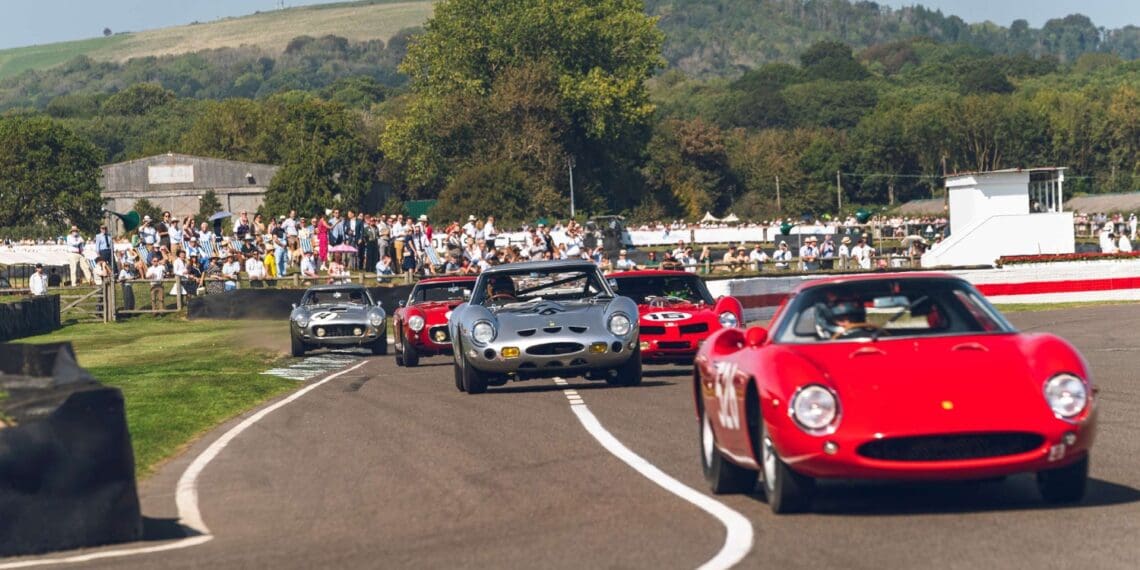 Clássicos no Festival de Goodwood só com combustíveis sintéticos