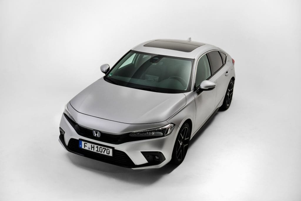 Civic e:HEV mais prateado do mundo celebra os 25 anos da tecnologia híbrida da Honda na Europa