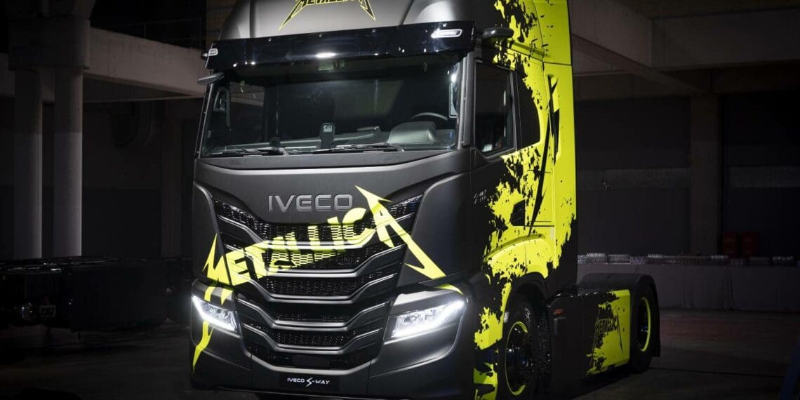 Iveco eletrifica a digressão europeia dos Metallica