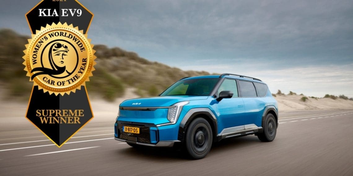 Kia EV9 é o Automóvel do Ano Feminino de 2024