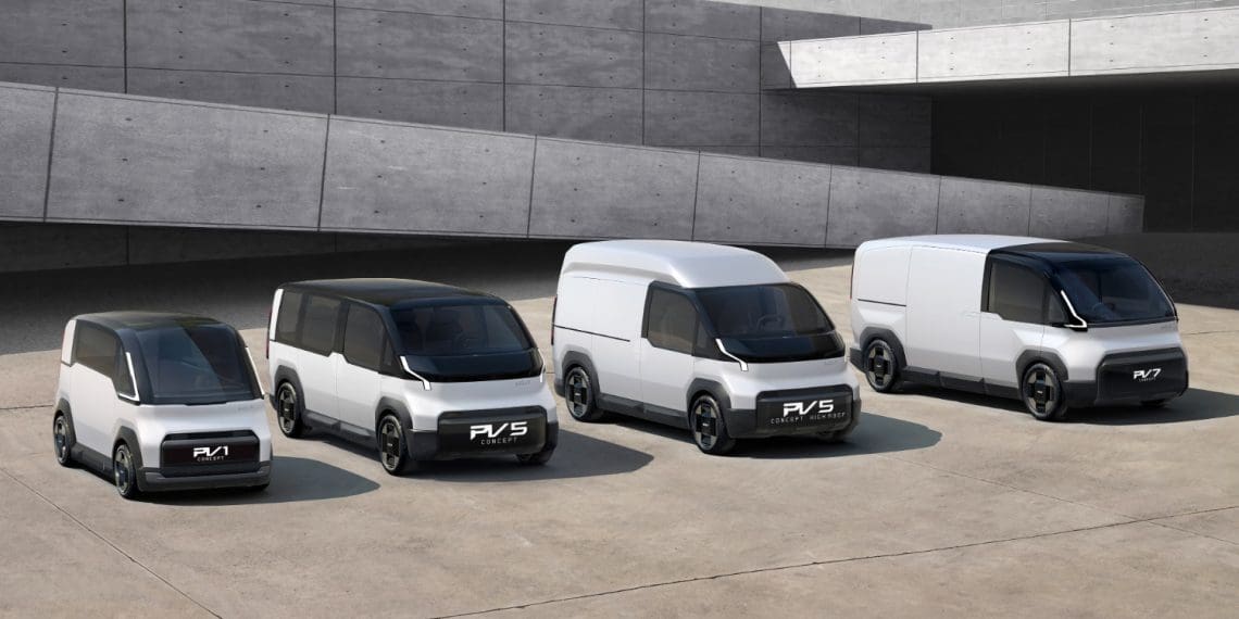 Kia mostra futuro da mobilidade elétrica com nova gama de veículos comerciais