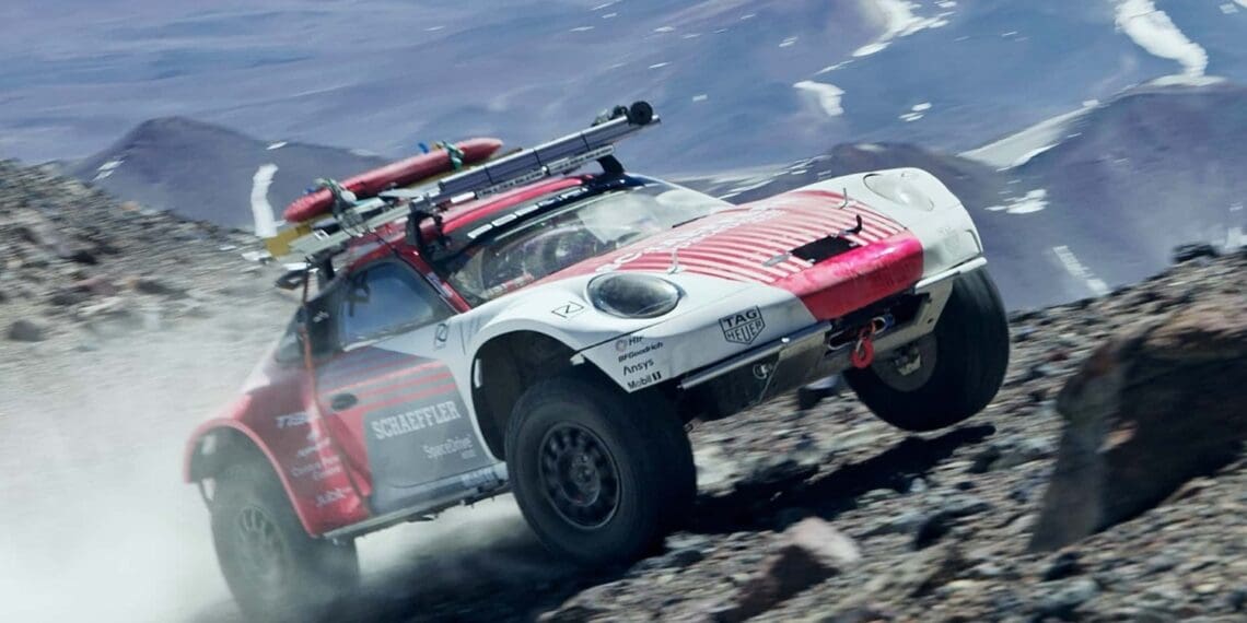 Porsche nas alturas: 911 modificado “escalou” até aos 6734 metros