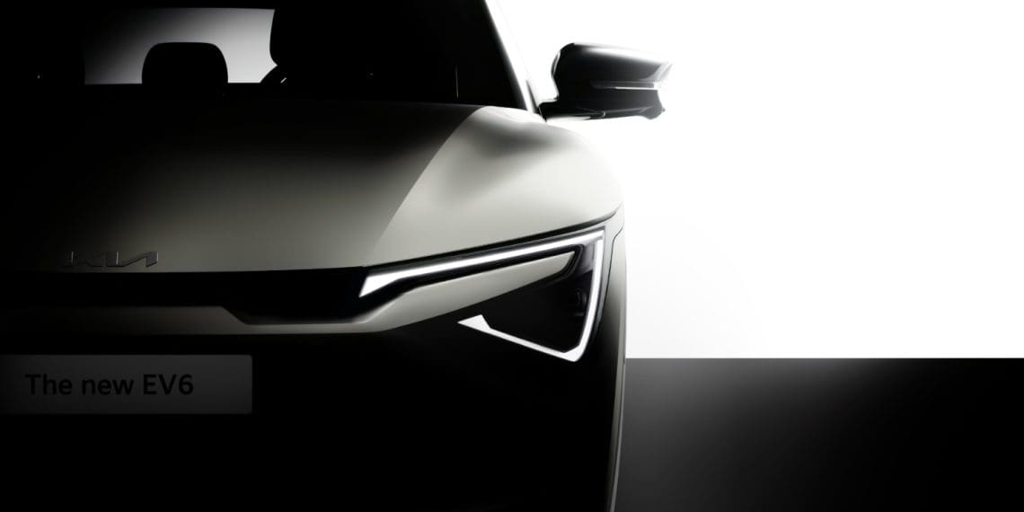 Kia mostra as primeiras imagens do renovado EV6
