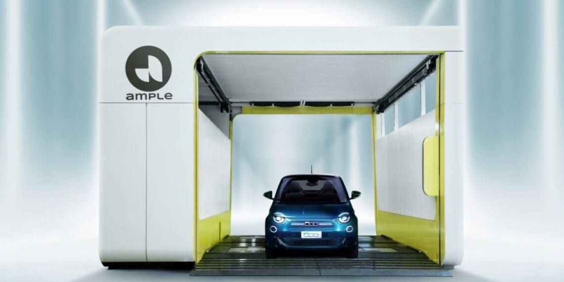 Stellantis assina parceria com a Ample para desenvolver tecnologia de troca de bateria
