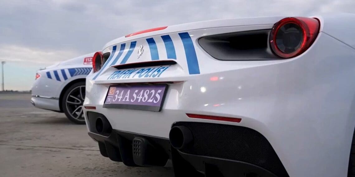 De Bentley a Ferrari: esta polícia não brinca em serviço!