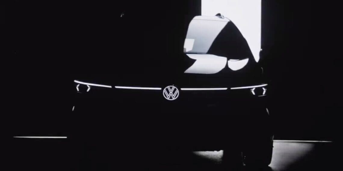 VW mostra a primeira imagem do novo Golf